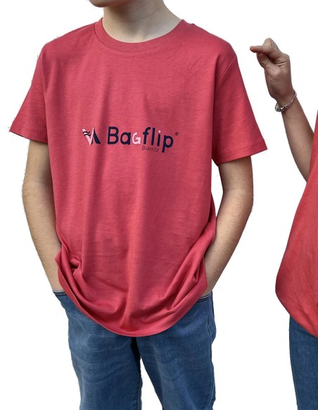 TSHIRT BIO ANGA COL ROND LOGO LONG