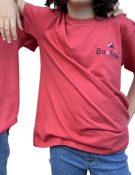 TSHIRT BIO ANGA COL ROND LOGO COEUR