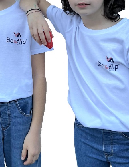 TSHIRT BIO ANGA COL ROND LOGO COEUR