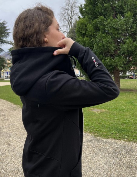 BAGFLIP COTON BIO - Modèle Jean Noir art déco