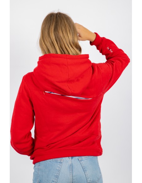 BAGFLIP COTON BIO - Modèle Candide Rouge Marinière