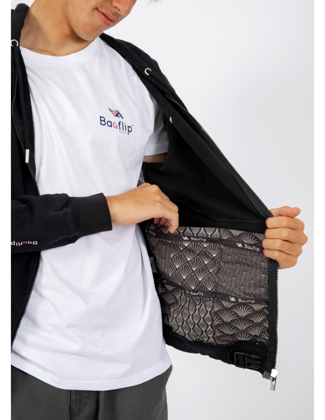 BAGFLIP COTON BIO - Modèle Jean Noir...