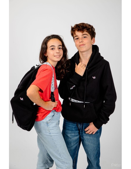 BAGFLIP COTON BIO ENFANT - Modèle CAZV noir