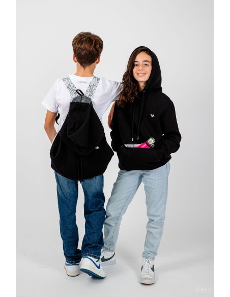 BAGFLIP COTON BIO ENFANT - Modèle CAZV noir