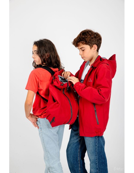 BAGFLIP IMPERMÉABLE BORDEAUX ENFANT - Modèle Marie-Paule