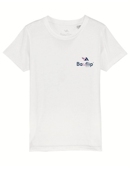 TSHIRT BIO ANGA COL ROND LOGO COEUR