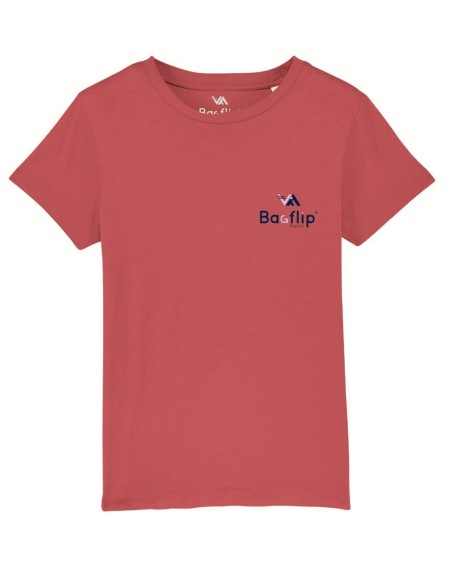 TSHIRT BIO ANGA COL ROND LOGO COEUR