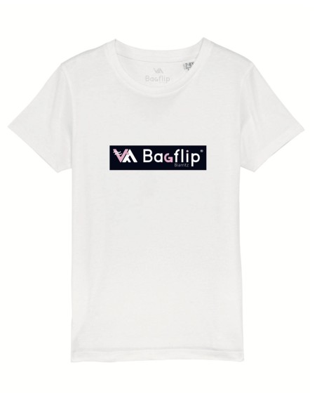 TSHIRT BIO ANGA COL ROND LOGO LONG